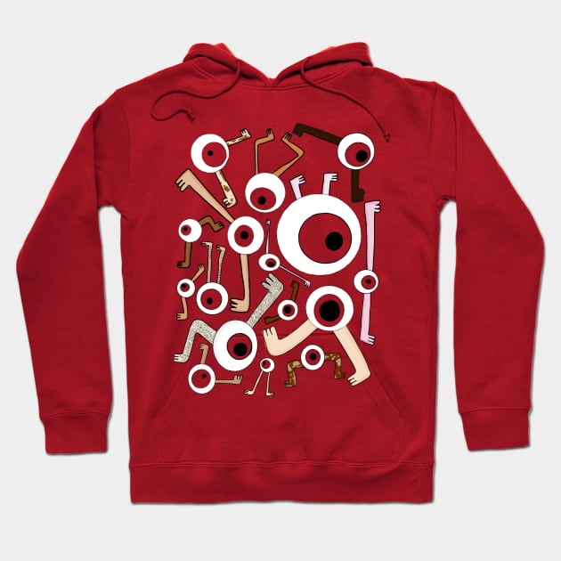 Eyeball boiz Hoodie by Kooli0art